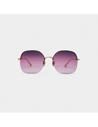 HESTER - Rectangular Metal Sunglasses Voir les baskets