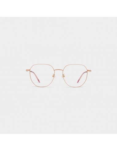 JUNCTURE - Polygonal Mixed Titanium Optical Glasses Livraison rapide