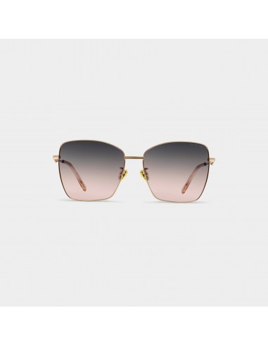 MAEVE - Butterfly-rectangular Metal Sunglasses le des métaux précieux